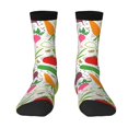thumbnail image 1 of Yiaed Cartoon Vegetables Print Great elasticity Crew Socks Sports socks for Men and Women, 1 of 5
