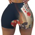 thumbnail image 1 of Yiaed Casino Poker Chips Print Women's Athletic Shorts Running Shorts Sporty Short High Waisted Elastic Workout Shorts for Yoga Gym Running & Sports -XX-Large, 1 of 8
