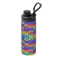 thumbnail image 1 of Yiaed Cassette Tapes Print Sports Insulated Kettle Bottle Reusable Stainless Steel Insulated Cup, Outdoor Portable Casual Stainless Steel Insulation Cup, 1 of 7