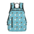thumbnail image 1 of Yiaed Cat Fish Print Lightweight Backpack Travel Backpacks Hiking Daypack for Women Men, 1 of 5