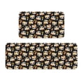 thumbnail image 1 of Yiaed Cat Skulls and Flowers Kitchen Rugs Sets of 2 Kitchen Mats Cushioned Anti Fatigue Kitchen Rug Tapetes Para Cocina for Sink,Laundry Room, 1 of 6