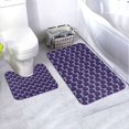 thumbnail image 1 of Yiaed Cell Tower Print Bathroom Mat Set 2 Pieces Mat Anti-Skid Pad Ultra Soft and Absorbent Bathroom Bath Mat Contour Bath Rugs for Toilet Base, 1 of 6