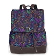 thumbnail image 1 of Yiaed Chemistry Science Print Laptop Backpack for Women Slim Computer Bag Work Travel College Backpack Purse Fits 14 Inch Notebook, 1 of 4