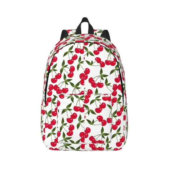 Yiaed Cherry_1 Print Backpack, Premium Laptop Backpack, Travel Backpack for Women, Lightweight Backpacks, Comfortable Back Pack-Medium