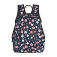 thumbnail image 1 of Yiaed Cherry Blossoms Print Lightweight Backpack Travel Backpacks Hiking Daypack for Women Men, 1 of 5