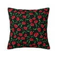 thumbnail image 1 of Yiaed Cherry Print Pillow Covers Super Soft Decorative Square Throw Pillow Covers Case Cushion Covers for Sofa Couch Bedroom Car Decor（No pillow core）-22"x22", 1 of 7