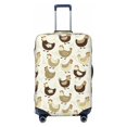 thumbnail image 1 of Yiaed Chicken Cartoon Print Travel Luggage Cover Suitcase Protector Fits 18-32 Inch Luggage Wheel Covers Patterned Elastic Luggage Anti-scratch（No luggage）-, 1 of 5
