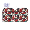 thumbnail image 1 of Yiaed Chicken Print Car Windshield Sunshade Front Auto Car Front Window Sun Shade Foldable Sun Visor Shield Cover Auto Accessories for Sedan SUV Truck-Medium, 1 of 5