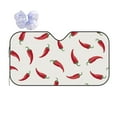 thumbnail image 1 of Yiaed Chili Print Car Windshield Sunshade Front Auto Car Front Window Sun Shade Foldable Sun Visor Shield Cover Auto Accessories for Sedan SUV Truck-Small, 1 of 5
