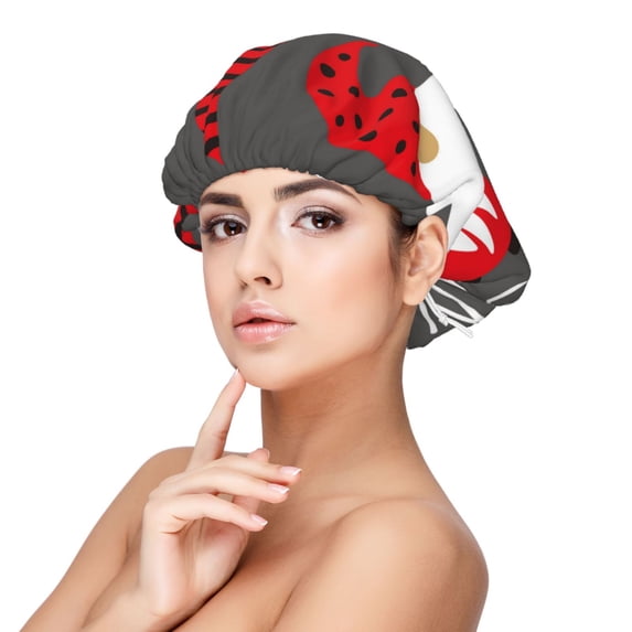 Yiaed Chillin with My Gonme Print Satin Bonnet Silk Bonnet Hair Bonnet for Sleeping Hair Bonnets