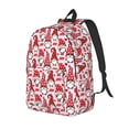 thumbnail image 1 of Yiaed Christmas Gnome Print Laptop Backpack Travel Canvas Backpack Vintage Aesthetic Backpack for School Knapsack Plain Backpack Backpack for School-Medium, 1 of 5