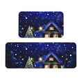 thumbnail image 1 of Yiaed Christmas Night Kitchen Rugs Sets of 2 Kitchen Mats Cushioned Anti Fatigue Kitchen Rug Tapetes Para Cocina for Sink,Laundry Room, 1 of 6