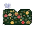 thumbnail image 1 of Yiaed Christmas Print Car Windshield Sunshade Front Auto Car Front Window Sun Shade Foldable Sun Visor Shield Cover Auto Accessories for Sedan SUV Truck-Medium, 1 of 5