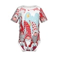 thumbnail image 1 of Yiaed Christmas Print Infant Climbing Short Sleeve Onesie One-Piece Baby Bodysuit Clothes 0-12 Months -18 Months, 1 of 6