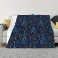 thumbnail image 1 of Yiaed Christmas Tree Print Blanket Throw Blanket Soft Cozy Flannel Blanket for Home Bed Sofa Couch Chair-60"x50", 1 of 6
