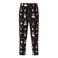 thumbnail image 1 of Yiaed Christmas Tree and Gold Socks Print Teenagers' Lounge Pants, Loose PJ Bottoms, Long Pajama Pants for Men-Large, 1 of 6