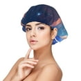 thumbnail image 1 of Yiaed Cloud Cute Rabbit Print Satin Bonnet Silk Bonnet Hair Bonnet for Sleeping Hair Bonnets, 1 of 6