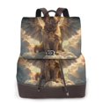 thumbnail image 1 of Yiaed Cloud Rainbow Winged Dog Print Laptop Backpack for Women Slim Computer Bag Work Travel College Backpack Purse Fits 14 Inch Notebook, 1 of 4