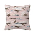 thumbnail image 1 of Yiaed Cloud Sloth Print Pillow Covers Super Soft Decorative Square Throw Pillow Covers Case Cushion Covers for Sofa Couch Bedroom Car Decor（No pillow core）-24"x24", 1 of 7