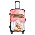 thumbnail image 1 of Yiaed Coffee Gnome (1) Print Travel Luggage Cover Suitcase Protector Fits 18-32 Inch Luggage Wheel Covers Patterned Elastic Luggage Anti-scratch（No luggage）-, 1 of 5