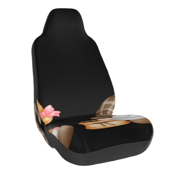 Yiaed Coffee Gnome (2) Print Car Seat Covers,Universal Auto Seats Protector Fits for Car,SUV Sedan,Truck,Automotive Seat Covers & Accessories