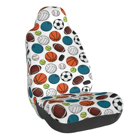 Yiaed Color Balls Print Car Seat Covers,Universal Auto Seats Protector Fits for Car,SUV Sedan,Truck,Automotive Seat Covers & Accessories