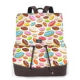 thumbnail image 1 of Yiaed Color Donut Print Laptop Backpack for Women Slim Computer Bag Work Travel College Backpack Purse Fits 14 Inch Notebook, 1 of 4
