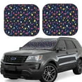 thumbnail image 1 of Yiaed Colored Balloons Print Car Front Windshield Sun Shade,Foldable Anti-UV Car Sunshade for Front Window for Most Vehicles-Medium, 1 of 5