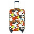 thumbnail image 1 of Yiaed Colorful Balls Print Travel Luggage Cover Suitcase Protector Fits 18-32 Inch Luggage Wheel Covers Patterned Elastic Luggage Anti-scratch（No luggage）-Medium, 1 of 5