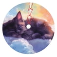 thumbnail image 1 of Yiaed Colorful Cloud Sleeping Cat Print Christmas Tree Skirt , Tree SkirtsTree Mat for Christmas Winter Holiday Indoor Decorations-48", 1 of 7