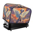 thumbnail image 1 of Yiaed Colorful Cloud Spotted Dog Print Two Slice Bread Machine Cover, Universal Size Kitchen Appliance Cover for Bread Machine,Bread Machine Cover, 1 of 7