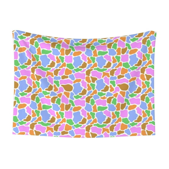 Yiaed Colorful Cow Skin Print Dog Blankets-Cat Blanket Washable for Couch Protection,Puppy Blanket, Soft Plush Reversible Throw Furniture Protector-Large