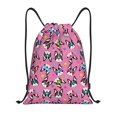 thumbnail image 1 of Yiaed Colorful Cute French Bulldog Print Drawstring Bags Drawstring Backpack Bulk String Back Pack Gym Sport Bag-Small, 1 of 5
