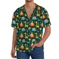 thumbnail image 1 of Yiaed Colorful Elephants Print Mens Casual Wrinkle Free Shirts Short Sleeve Button Down Summer Stretch Dress Shirt-Small, 1 of 5