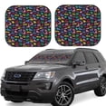 thumbnail image 1 of Yiaed Colorful Excavator Print Car Front Windshield Sun Shade,Foldable Anti-UV Car Sunshade for Front Window for Most Vehicles-Large, 1 of 5