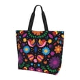 thumbnail image 1 of Yiaed Colorful Floral2 Print Handbag for Women Tote Purse Shoulder Bag Large Fashion Hobo Purse Handbag Shopping Tote, 1 of 5