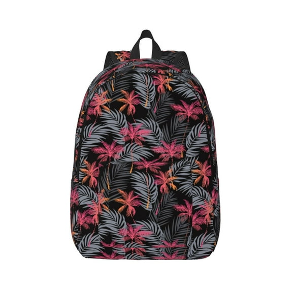 Yiaed Colorful Hawaii Palms Print Backpack, Premium Laptop Backpack, Travel Backpack for Women, Lightweight Backpacks, Comfortable Back Pack-Medium