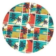 thumbnail image 1 of Yiaed Colorful Hawaii Palms Print Christmas Tree Skirt , Tree SkirtsTree Mat for Christmas Winter Holiday Indoor Decorations-36", 1 of 7