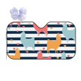thumbnail image 1 of Yiaed Colorful Llama Print Car Windshield Sunshade Front Auto Car Front Window Sun Shade Foldable Sun Visor Shield Cover Auto Accessories for Sedan SUV Truck-Medium, 1 of 5