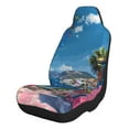 thumbnail image 1 of Yiaed Colorful Mediterranean Village Print Car Seat Covers,Universal Auto Seats Protector Fits for Car,SUV Sedan,Truck,Automotive Seat Covers & Accessories-2 PCS, 1 of 9