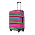 thumbnail image 1 of Yiaed Colorful Mexican Stripes Print Travel Luggage Cover Suitcase Protector Covers Elastic Luggage Anti-scratch(No luggage included）-X-Large, 1 of 7