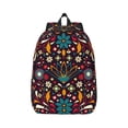 thumbnail image 1 of Yiaed Colorful Mexican2 Print Backpack, Premium Laptop Backpack, Travel Backpack for Women, Lightweight Backpacks, Comfortable Back Pack-Medium, 1 of 5