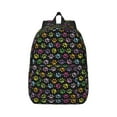 thumbnail image 1 of Yiaed Colorful Paw Print Backpack, Premium Laptop Backpack, Travel Backpack for Women, Lightweight Backpacks, Comfortable Back Pack-Medium, 1 of 7