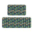 thumbnail image 1 of Yiaed Colorful Pineapples Kitchen Rugs Sets of 2 Kitchen Mats Cushioned Anti Fatigue Kitchen Rug Tapetes Para Cocina for Sink,Laundry Room, 1 of 6