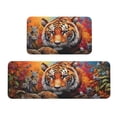 thumbnail image 1 of Yiaed Colorful Plant Tiger Kitchen Rugs Sets of 2 Kitchen Mats Cushioned Anti Fatigue Kitchen Rug Tapetes Para Cocina for Sink,Laundry Room, 1 of 6