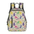 thumbnail image 1 of Yiaed Colorful Poodle Dog Print Lightweight Backpack Travel Backpacks Hiking Daypack for Women Men, 1 of 5