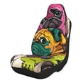 thumbnail image 1 of Yiaed Colorful Pug Print Car Seat Covers,Universal Auto Seats Protector Fits for Car,SUV Sedan,Truck,Automotive Seat Covers & Accessories-2 PCS, 1 of 9