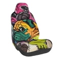 thumbnail image 1 of Yiaed Colorful Pug Print Car Seat Covers,Universal Auto Seats Protector Fits for Car,SUV Sedan,Truck,Automotive Seat Covers & Accessories, 1 of 5