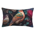 thumbnail image 1 of Yiaed Colorful Rose Bird Print Brushed Microfiber Envelope Pillowcases, Standard,Envelope Closure Pillow Cases(No pillow core)-20"x30", 1 of 6