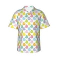 thumbnail image 1 of Yiaed Colorful Rubber Duck Print Hawaiian Shirt for Men Short Sleeve Button Down Shirts Beach Shirts for Men,XX-Large, 1 of 7